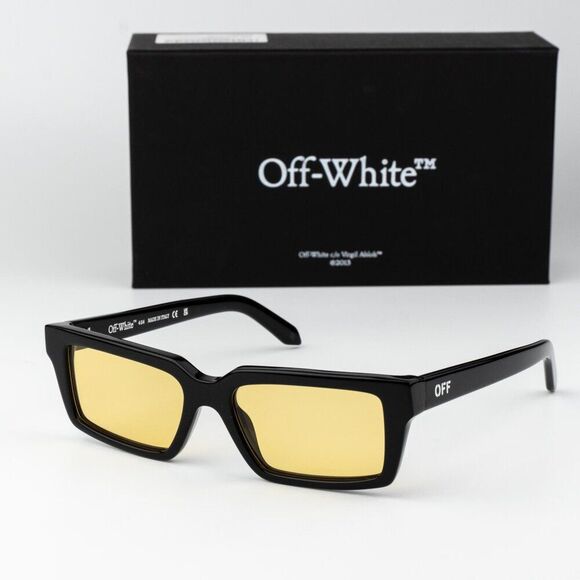 Off-White WARREN Women Sunglasses Black Yellow Square OERI13A WARREN 1018 main image 8